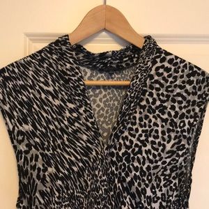 Twist Front Sleeveless Blouse